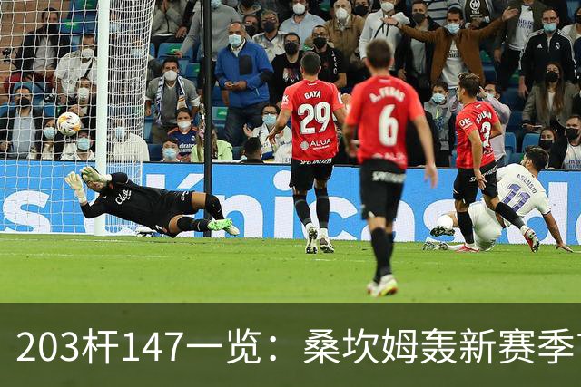 203杆147一览：桑坎姆轰新赛季首杆 有望分巨奖